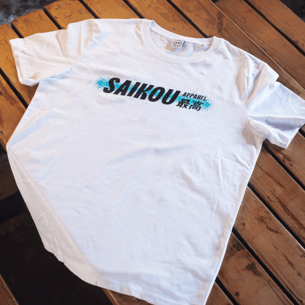 Arctic White Spray T-Shirt - Saikou Apparel