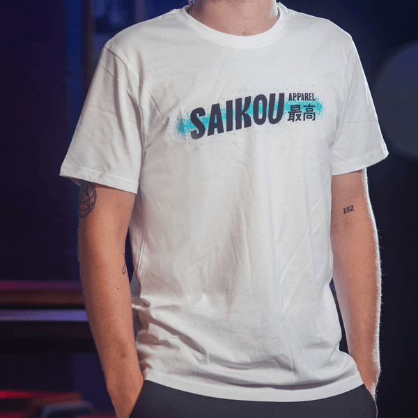 Arctic White Spray T-Shirt - Saikou Apparel